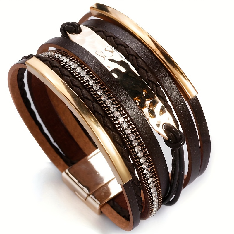 Bohemian Woven Rope Wrap Bracelet for Women